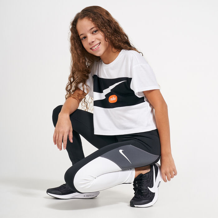 نايكي بنطال شد للتدريب تروفي للاطفال الكبار أسود image number 2