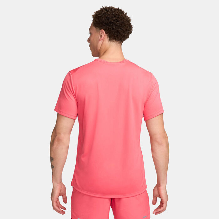 نايكي تيشيرت الجري مايلر دراي-فت يو في للرجال وردي image number 1