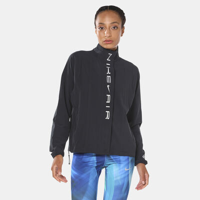 نايكي جاكيت اير دراي-فت رانينج للنساء أسود