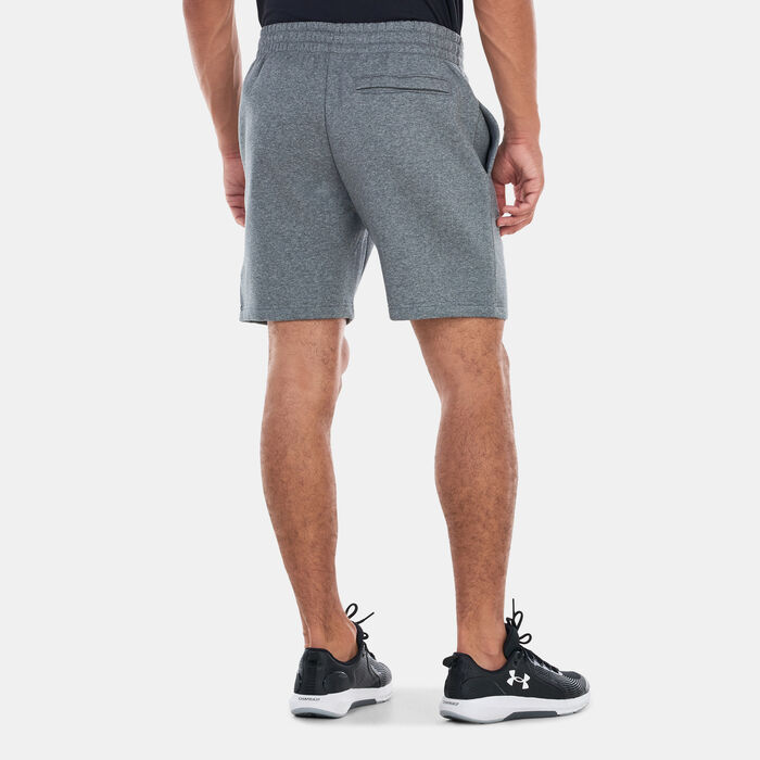 اندر ارمر شورت UA ايسنشال فليس للرجال رمادي image number 1