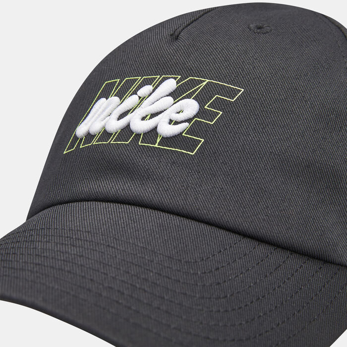 نايكي قبعة كلوب انستراكتشرد جرافيك للرجال أسود image number 2