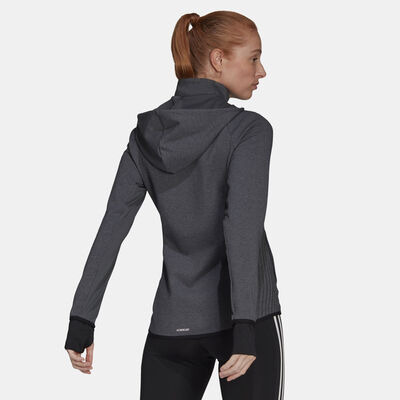 اديداس هودي ديزايند تو موف ايروريدي للنساء أبيض