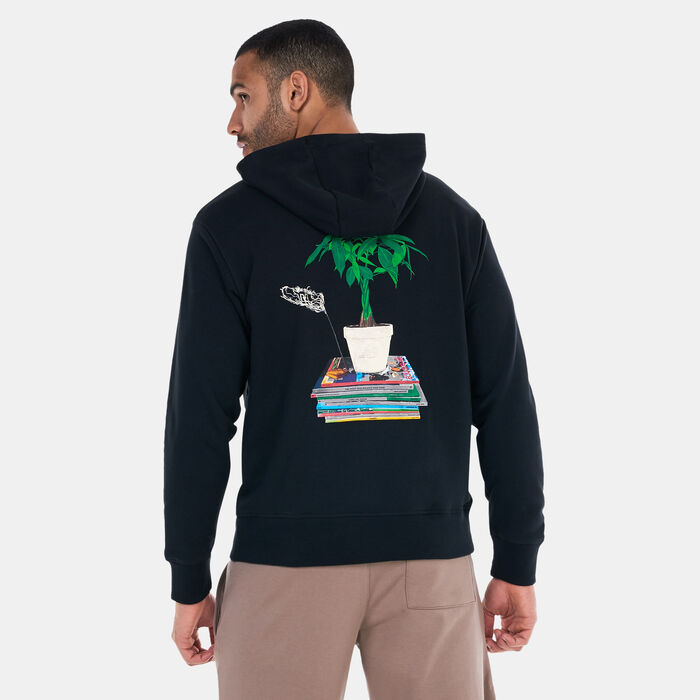 نيو بالانس هودي اثليتيكس ويسلي شان بازل كيوب للرجال أسود image number 1