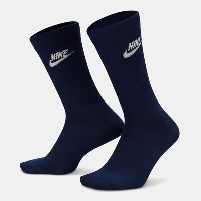 نايكي سبورتسوير ايفريداي ايسنشال جوارب كرو (3 أزواج) أسود