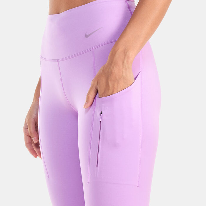 نايكي ليقنز جو فيرم-سابورت ميد-رايز 7/8 للنساء أزرق image number 3