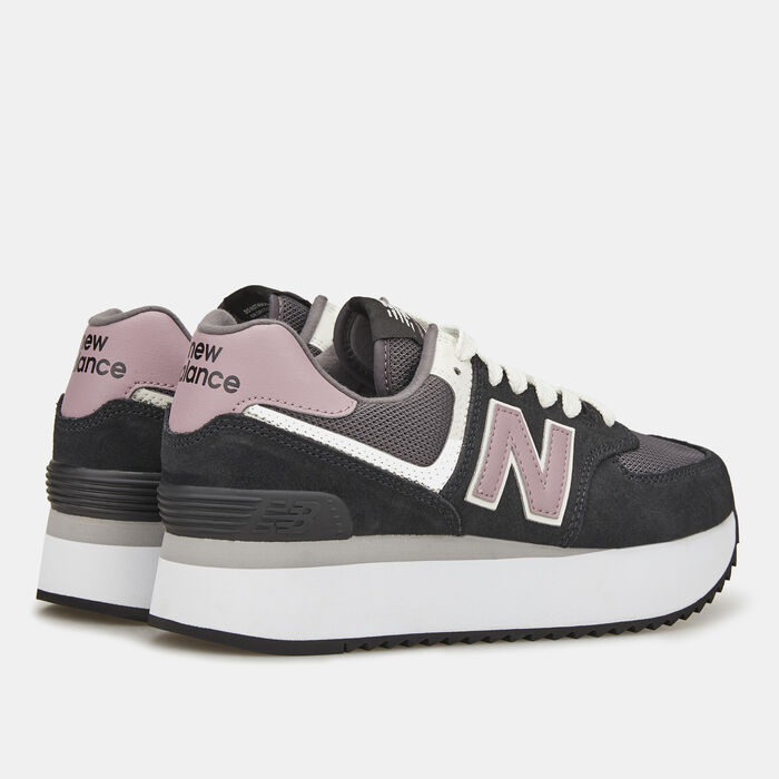 نيو بالانس حذاء 574+ للنساء أسود image number 2