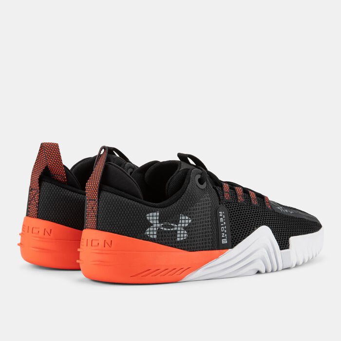 اندر ارمر حذاء التمرين ريجن 6 للرجال أسود image number 2