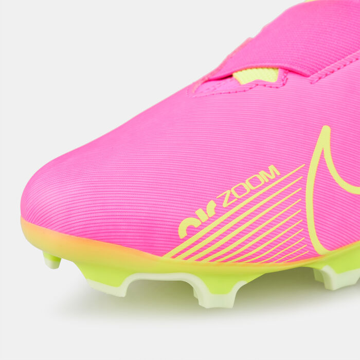 نايكي حذاء كرة القدم ميركوريال سوبرفلاي 9 اكاديمي للملاعب المتعددة للاطفال وردي image number 5