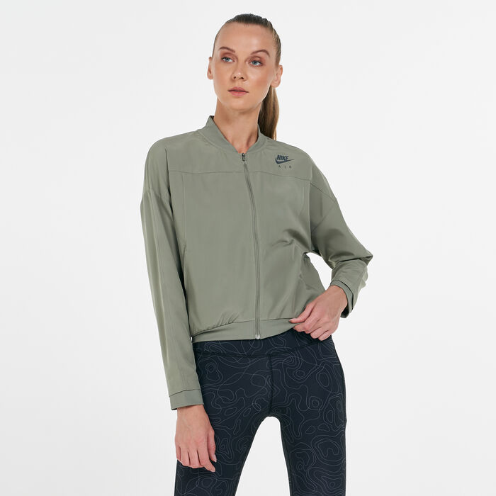 نايكي جاكيت اير للنساء رمادي image number 0