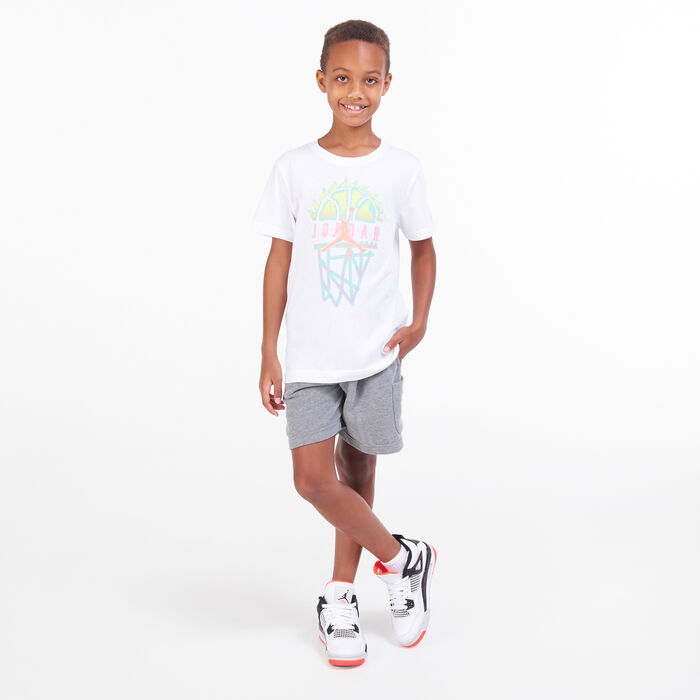 جوردن شورت جامبمان إسنشالز للاطفال رمادي image number 2