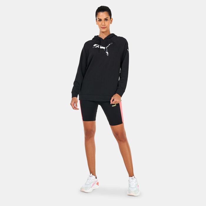 بوما هودي مودرن سبورتس برينتد للنساء أسود image number 2