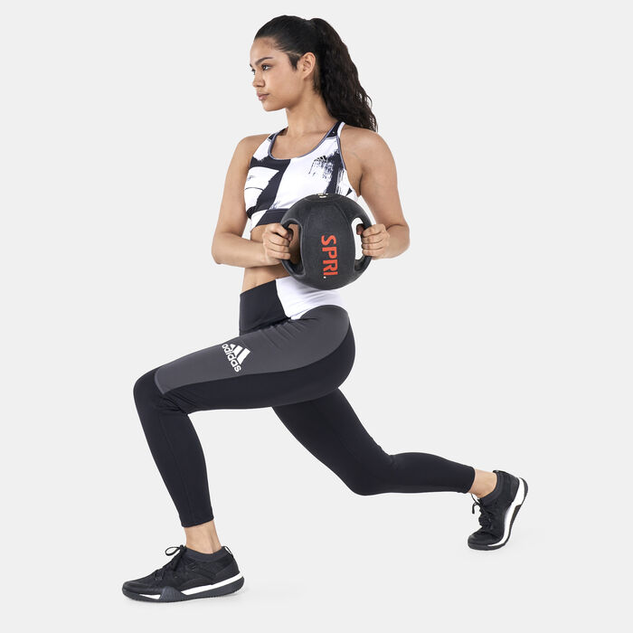 اديداس 7/8 بنطال ليقنز ديزايند تو موف كولوربلوك للنساء أسود image number 2