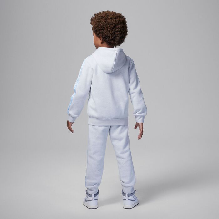 جوردن MJ فلايت MVP طقم هودي بسحاب كامل للأطفال الصغار أزرق image number 5