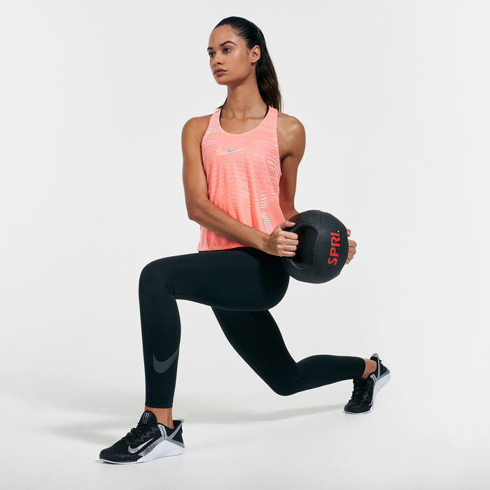 نايكي تيشيرت برو CLN بلا أكمام للنساء برتقالي image number 2