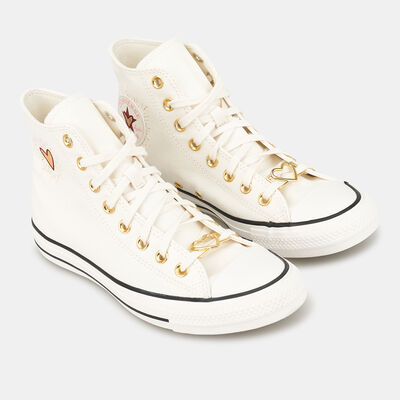 كونفرس حذاء تشاك تايلور اول ستار فلانتاينس للرجال والنساء أبيض