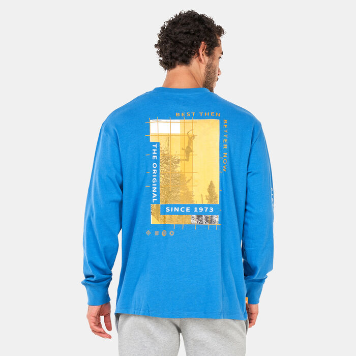 تمبرلاند تيشيرت باك اركايف جرافيك للرجال أزرق image number 1