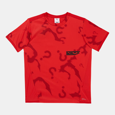 بوما تيشيرت كرة القدم اكس باتمان جرافيك للاطفال أحمر