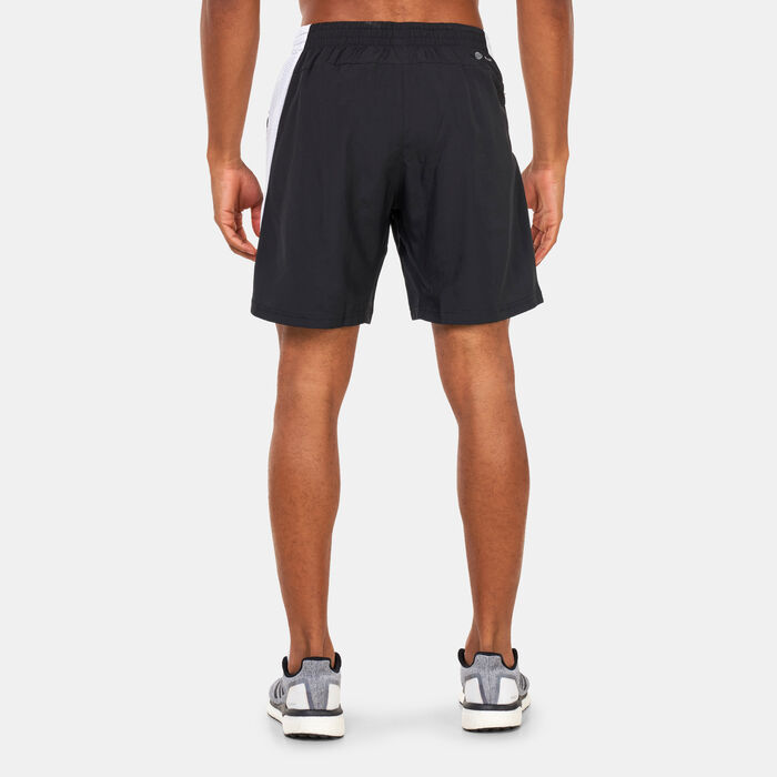 اديداس شورت اون ذا رن للرجال أسود image number 1