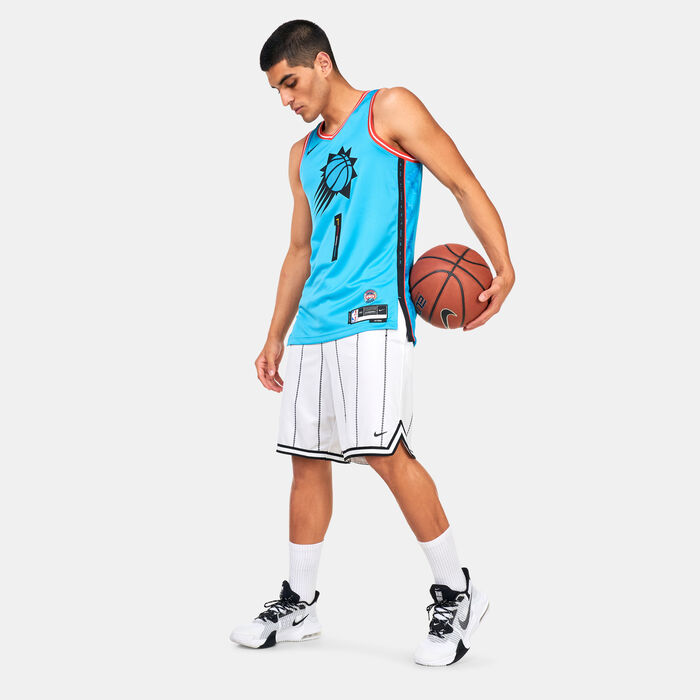 نايكي شورت كرة السلة دراي-فت دي ان ايه 10-إنش للرجال أبيض image number 2