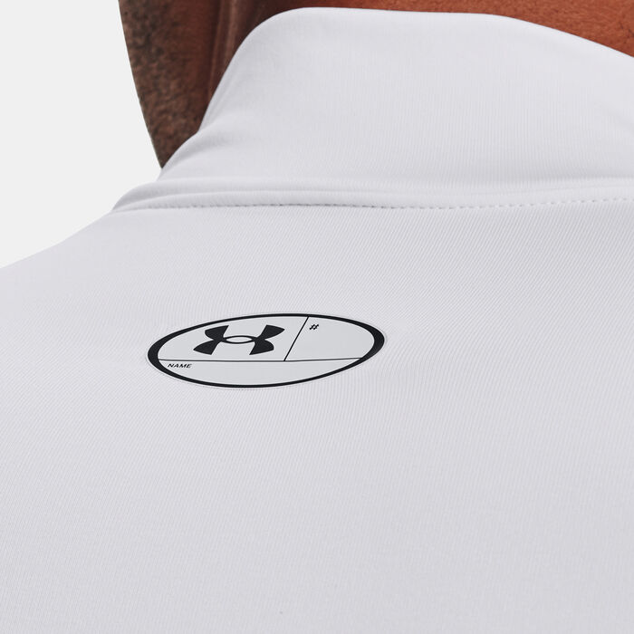 اندر ارمر تيشيرت UA جولد-جير كومبريشن موك للرجال أبيض image number 3