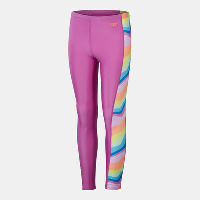 سبيدو ليقنز السباحة برينتد بانل للاطفال وردي