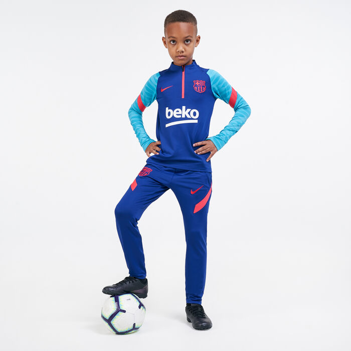 نايكي بنطال F.C. برشلونة فيبورنيت سترايك للاطفال الكبار أزرق image number 2