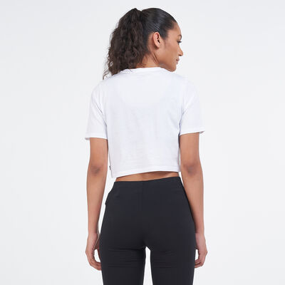 فانس تيشيرت فلايينج في كروبد للنساء أبيض