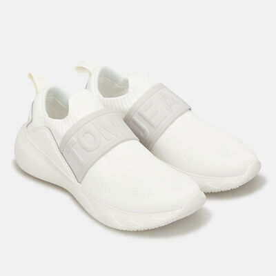 تومي هيلفيغر حذاء فليكسي لوجو تيب سليب اون للنساء بيج