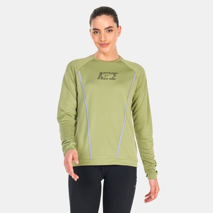 نايكي تيشيرت دراي-فت ايكون كلاش بيسر للنساء أخضر image number 0