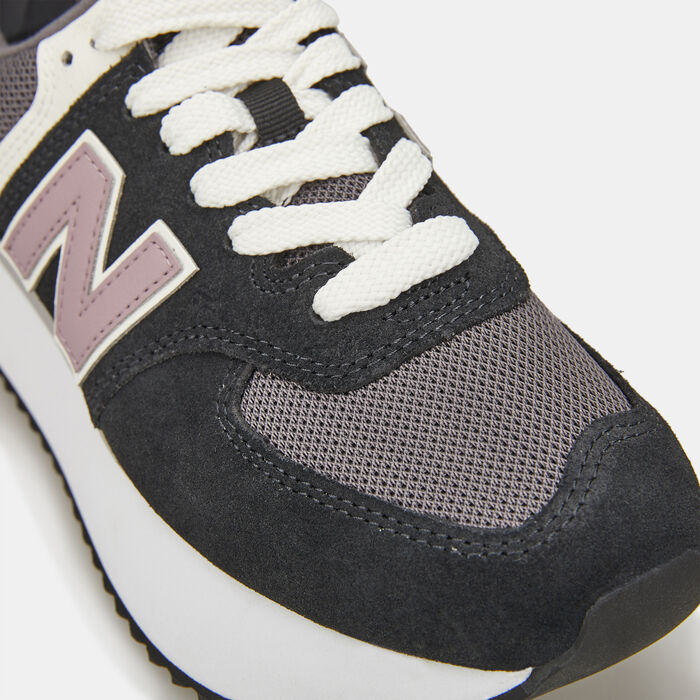 نيو بالانس حذاء 574+ للنساء أسود image number 4