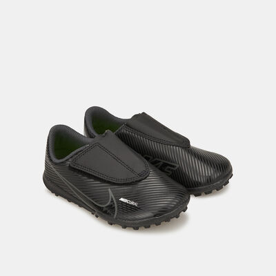 نايكي حذاء كرة القدم ميركوريال فيبور 15 كلوب لملاعب العشب الصناعي للاطفال الصغار أسود