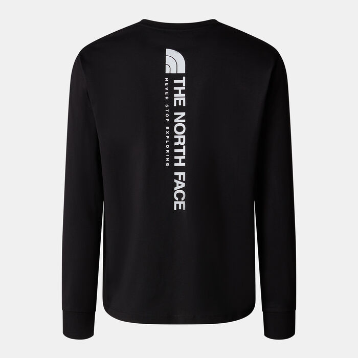 ذا نورث فيس ليقنز فيرتيكال جرافيك للاطفال أسود image number 1