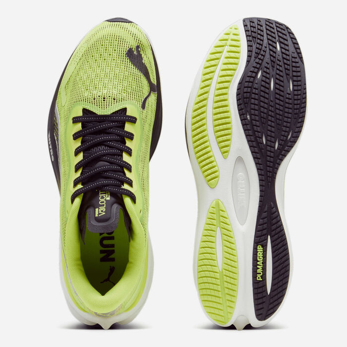 بوما حذاء الجري فيلوسيتي نايترو 3 سايكيديليك رش للرجال أصفر image number 3