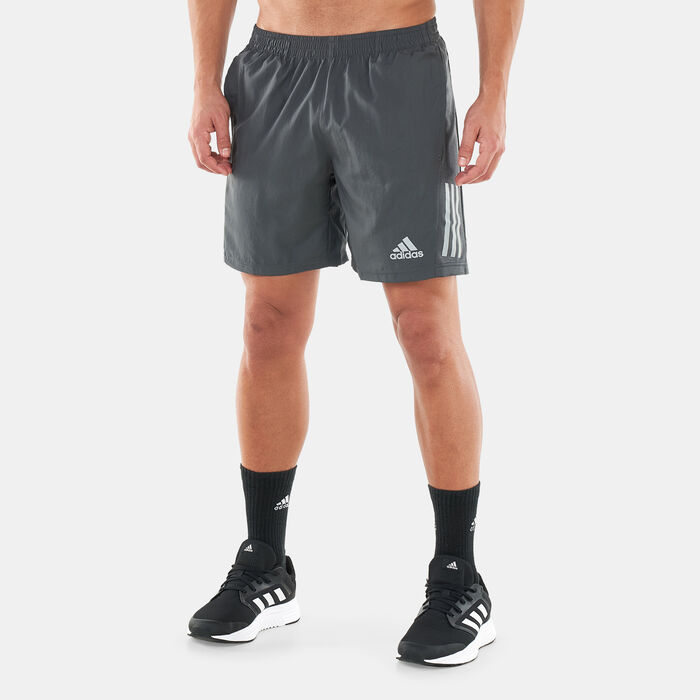 اديداس شورت اون ذا رن للرجال أسود image number 0