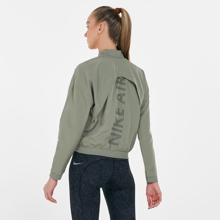 نايكي جاكيت اير للنساء رمادي image number 1