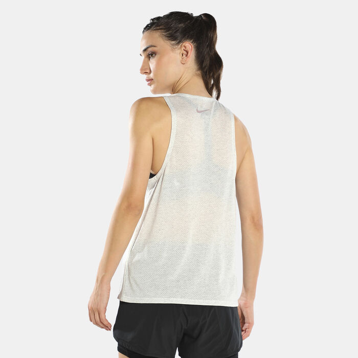 نايكي تيشيرت دراي-فت تريل تانك للنساء عاجي image number 1