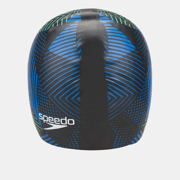 سبيدو قبعة السباحة ريفرسابل مولديد أسود image number 1