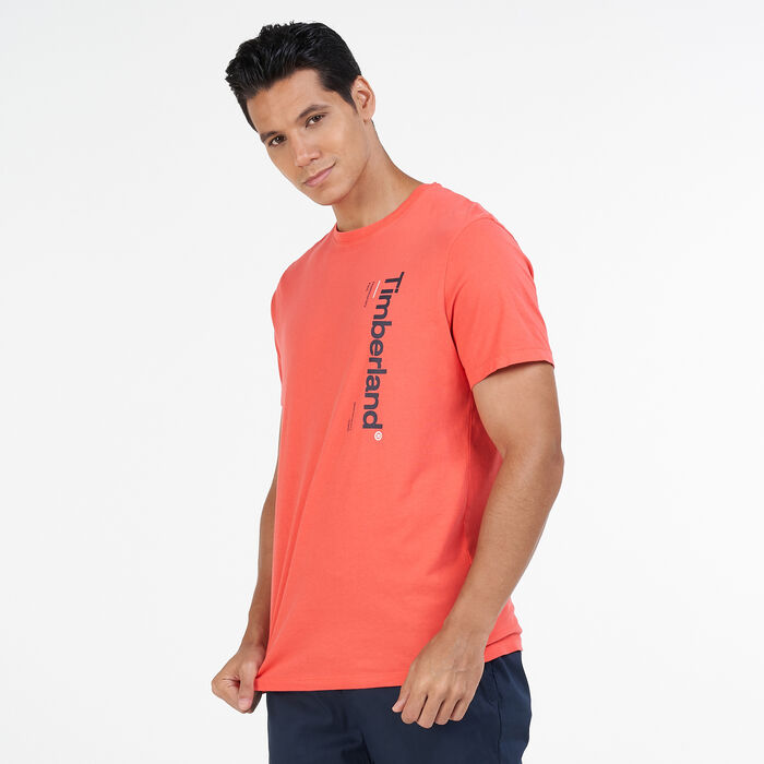 تمبرلاند تيشيرت كينبيك ريفر لوجو كاريير للرجال أحمر image number 0