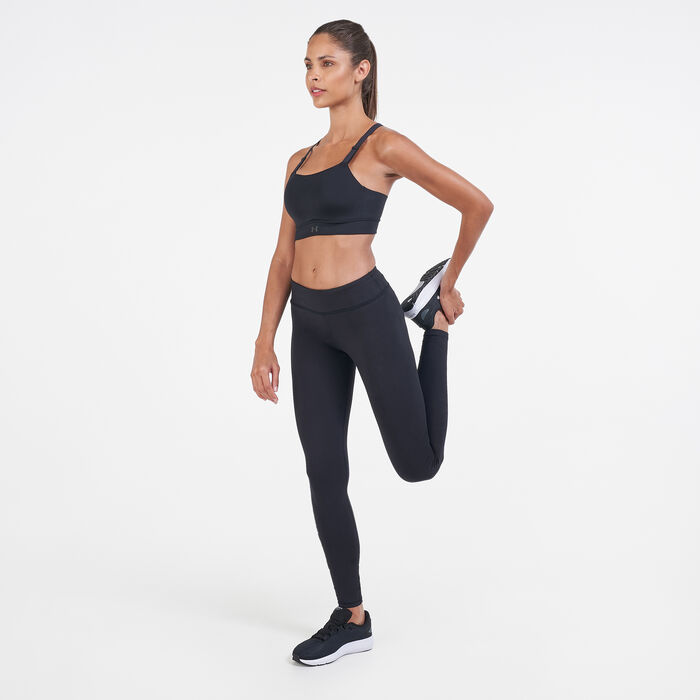 اندر ارمر صدرية رياضية راش هاي للنساء أسود image number 2