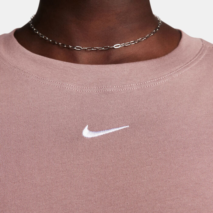 نايكي تيشيرت سبورتسوير ايسنشال للنساء وردي image number 3