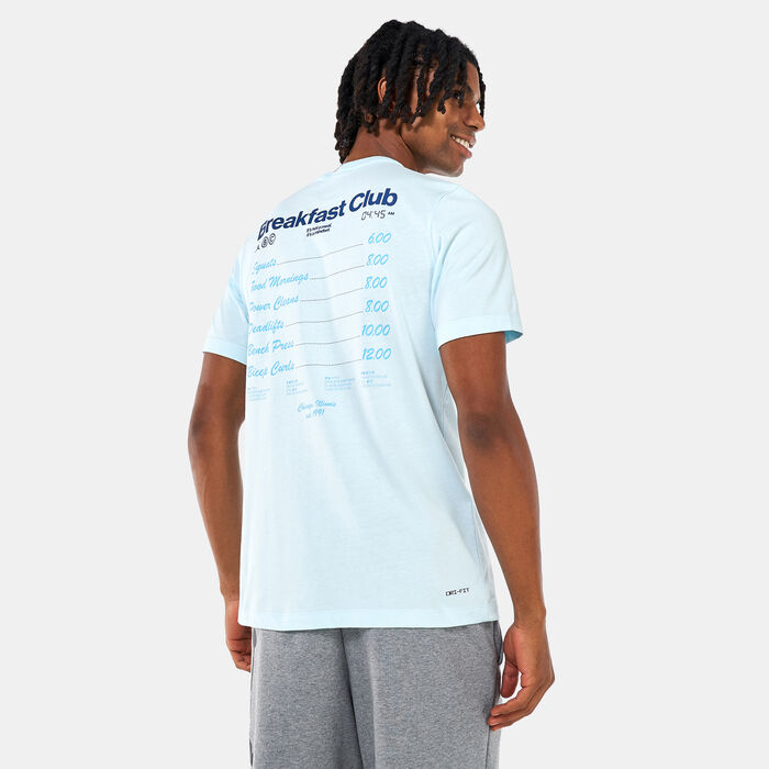 جوردن تيشيرت دراي-فت سبورت بريكفاست كلوب للرجال أزرق image number 1