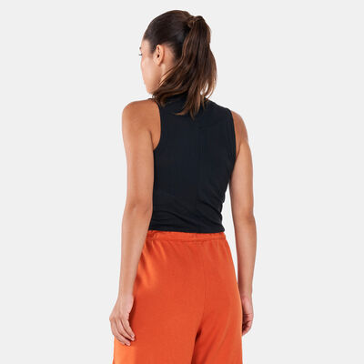 نايكي تيشيرت يوغا دراي-فت تانك للنساء أبيض