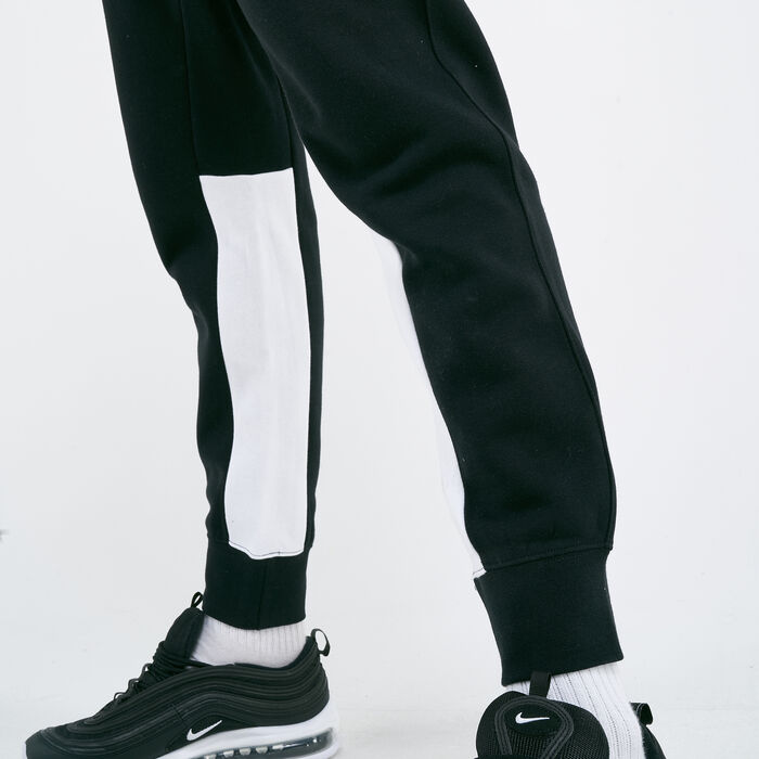 نايكي بدلة رياضية سبورتسوير فليس للرجال أسود image number 3