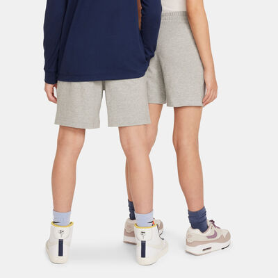 نايكي شورت سبورتسوير كلوب نت للاطفال الكبار رمادي