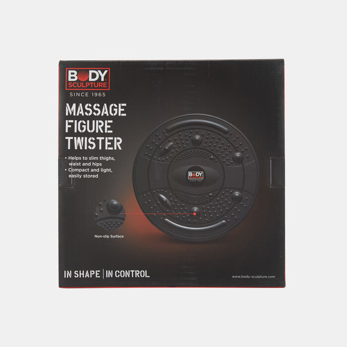 بودي سكلبتشر اسطوانة المساج الدائرية أسود image number 1