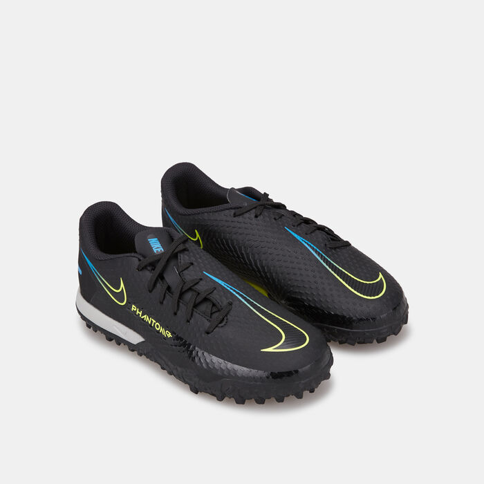 نايكي حذاء كرة القدم جونيور فانتوم حي تي اكاديمي لملاعب العشب الصناعي للاطفال أسود image number 1