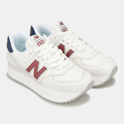 نيو بالانس حذاء +574 للنساء أبيض