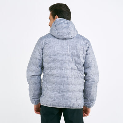 كولومبيا جاكيت ديلتا ريدج داون بقبعة للرجال رمادي