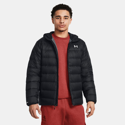 اندر ارمر هودي التمرين ليجيند داون للرجال أسود