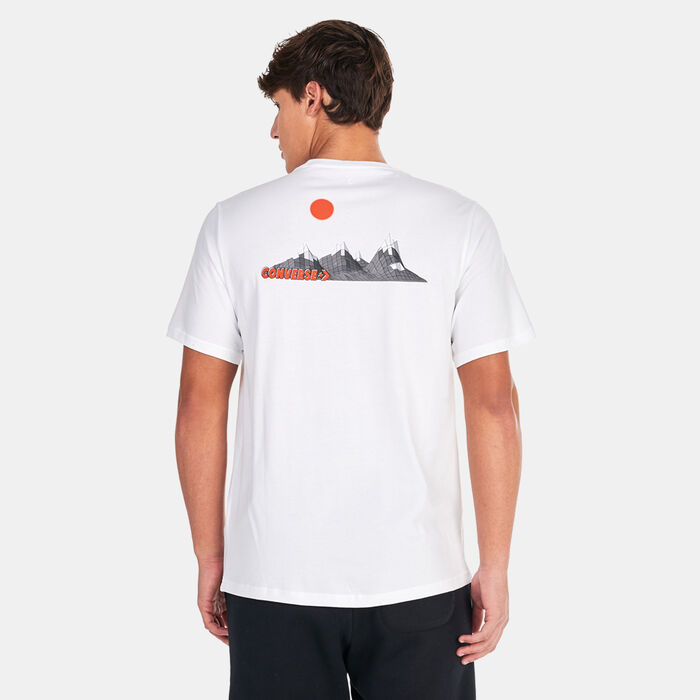 كونفرس تيشيرت مون ماونتين جرافيك للرجال أبيض image number 1